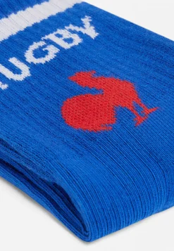 Le slip français Chaussettes De Sport|Chaussettes De Sport<Chaussettes mi-hautes en coton-Wilfried Indigo XV de France Bleu