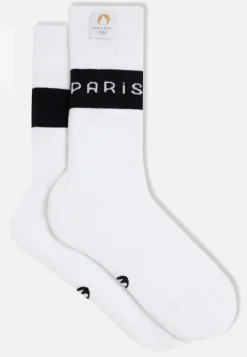 Le slip français Chaussettes En Coton|Chaussettes En Coton<Chaussettes mi-hautes en coton-Lucas Paris 2024 Blanc