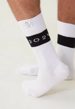 Le slip français Chaussettes En Coton|Chaussettes En Coton<Chaussettes mi-hautes en coton-Lucas Paris 2024 Blanc