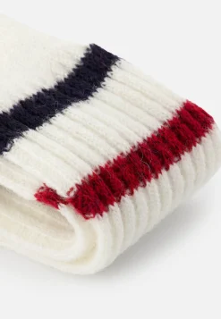 Le slip français Chaussettes En Laine|Chaussettes En Laine<Chaussettes mi-hautes-Andy Marine LSF Rouge Cerise Blanc