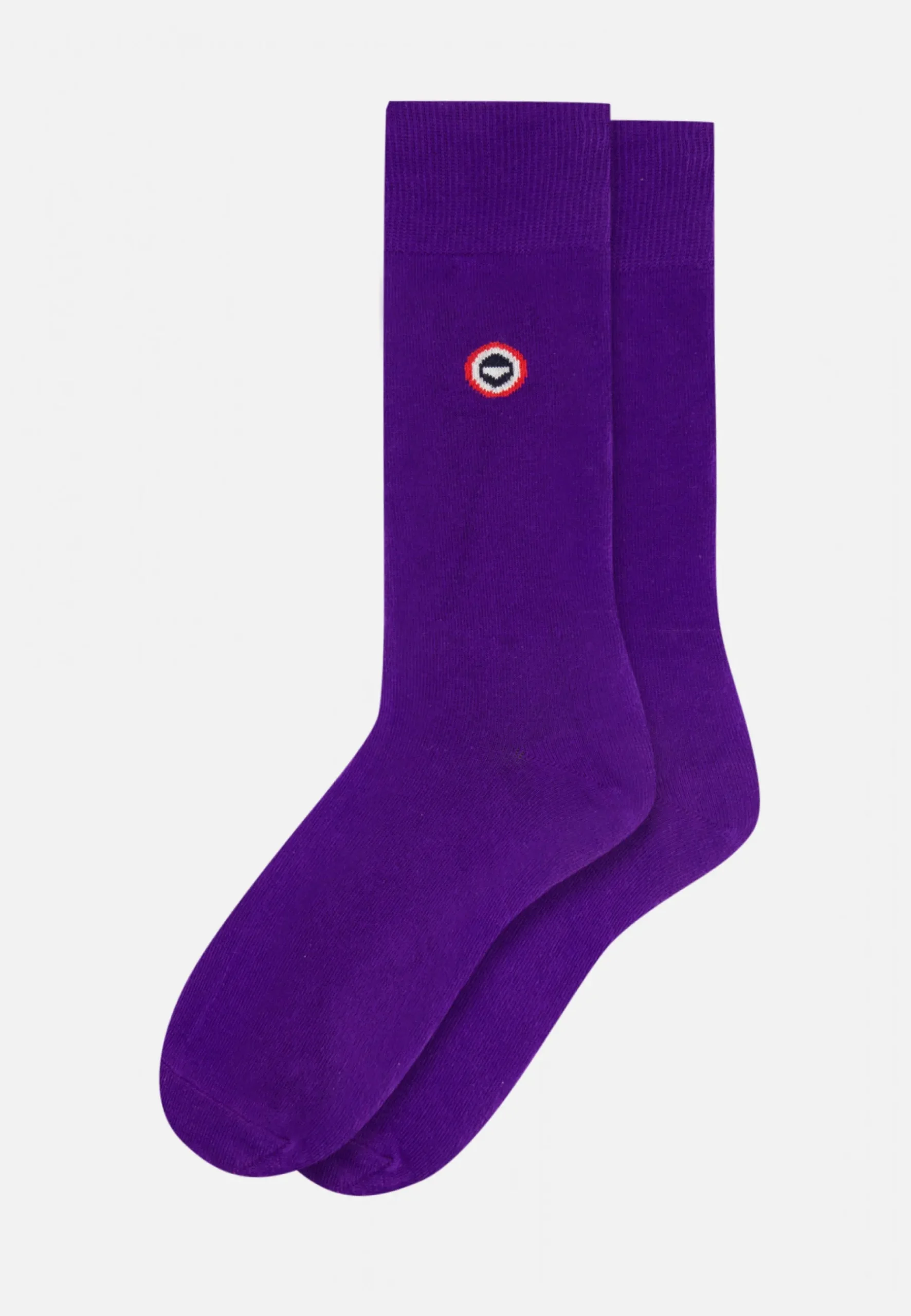 Le slip français Chaussettes En Coton|Chaussettes En Coton<Chaussettes mi-hautes-Lucas Uni Velours Violet