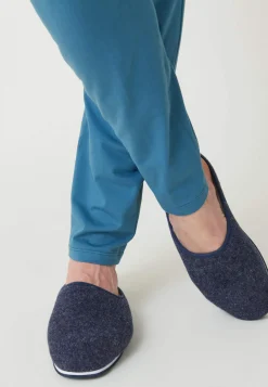 Le slip français Chaussons|Chaussons<Chaussons d'intérieur en laine-Claude Marine Bleu
