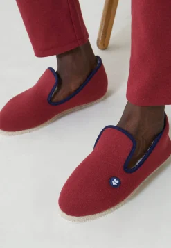 Le slip français Collection Cadeaux|Chaussons<Chaussons d'intérieur en laine-Charentaises Flamboyant Rouge