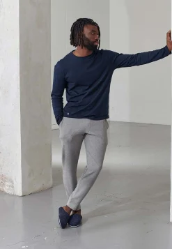 Le slip français Chaussons|Chaussons<Chaussons d'intérieur en laine-Claude Marine Bleu