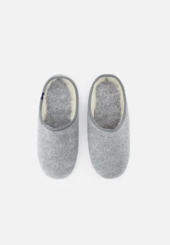 Le slip français Chaussons|Chaussons<Chaussons d'intérieur en laine-Claudio Chiné Gris