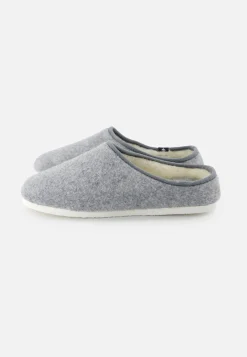Le slip français Chaussons|Chaussons<Chaussons d'intérieur en laine-Claudio Chiné Gris