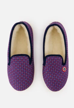 Le slip français Collection Cadeaux|Chaussons<Chaussons d'intérieur en laine-Pantoufles Kdo Bleu