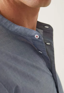 Le slip français Hauts De Pyjamas|Hauts De Pyjamas<Chemise de pyjama en chambray-Tom Chambray Bleu