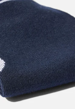 Le slip français Chaussettes Courtes|Chaussettes Courtes<Cinquo de socquettes en coton-Pack Cinquo Socquettes Jo Marine Gris Chiné Noir Blanc