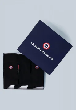 Le slip français Collection Cadeaux|Pack De Chaussettes<Coffret de 3 paires-Trio de chaussettes Noir