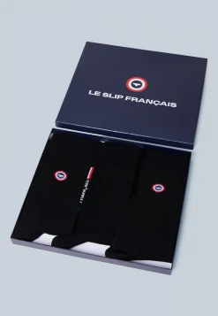 Le slip français Collection Cadeaux|Pack De Chaussettes<Coffret de 3 paires-Trio de chaussettes Noir