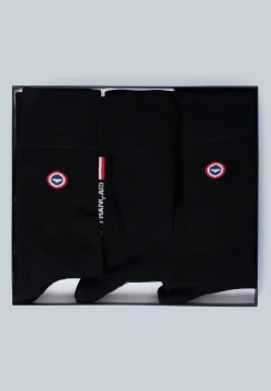 Le slip français Collection Cadeaux|Pack De Chaussettes<Coffret de 3 paires-Trio de chaussettes Noir