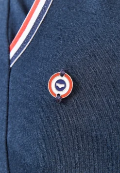 Le slip français Pyjamas<Combishort en coton-La Francine Marine Bleu