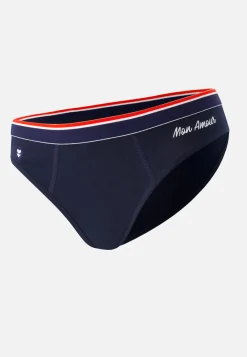 Le slip français Culottes<Culotte en coton-Louison Amour Bleu