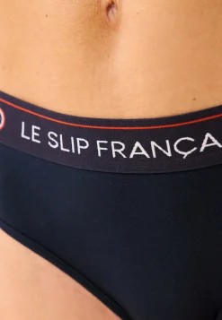 Le slip français Culottes|Broderie 🪡<Culotte en coton-Rieuse Marine Bleu