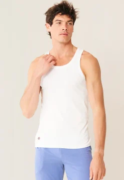 Le slip français Hauts<Débardeur en coton-Edgar Blanc