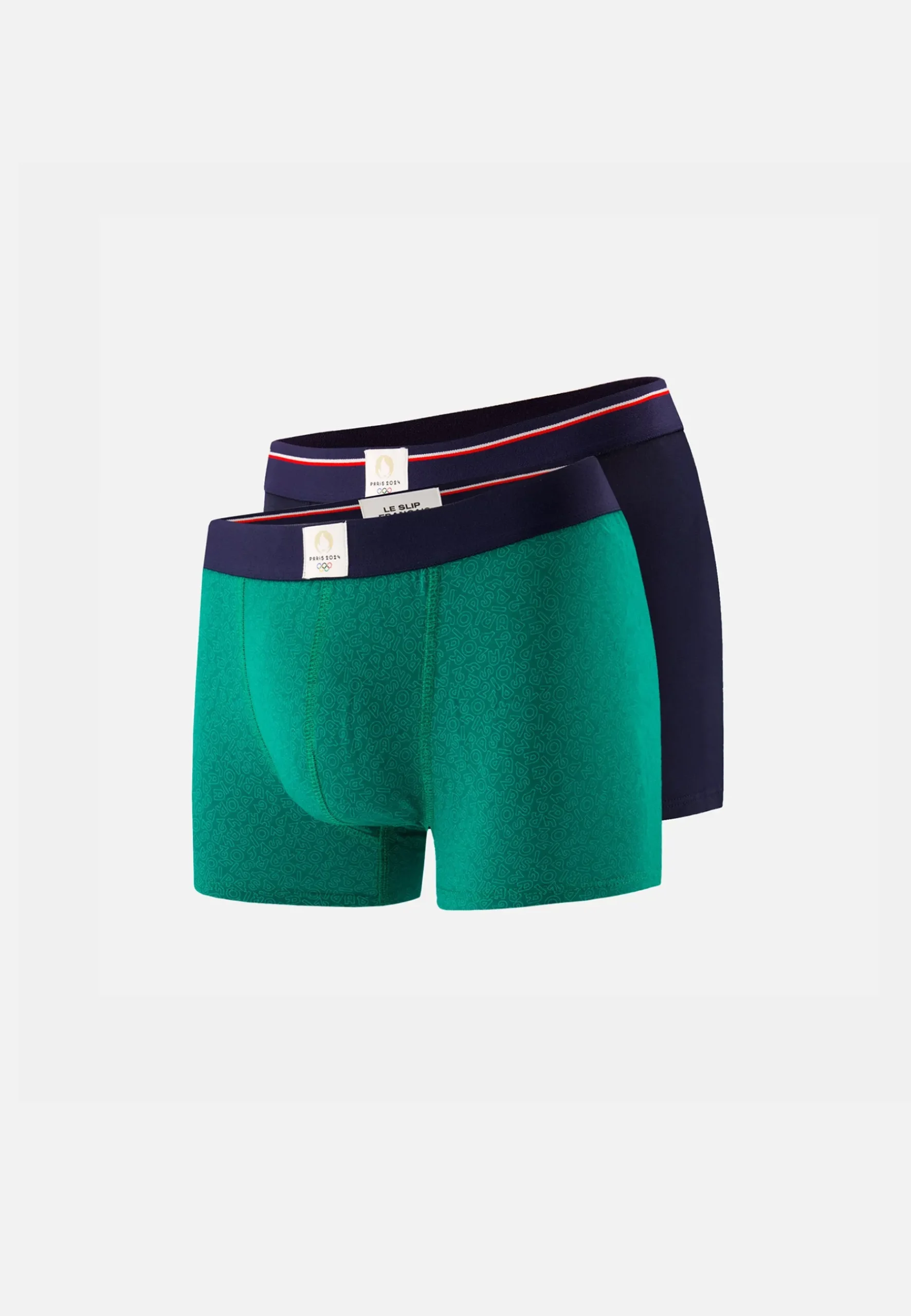 Le slip français Sous-Vêtements De Sports|Packs Sous-Vêtements<Duo de boxers en coton-Pack Duo Marius Aventurine Bleu