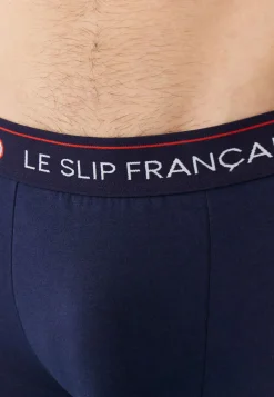 Le slip français Collection Cadeaux|Packs Sous-Vêtements<Duo de boxers en coton-Pack Duo Redoutable Marine Rouge Brodé Bûche de Noël Bleu