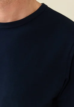 Le slip français Ensembles De Pyjamas|Ensemble De Pyjamas<Ensemble de pyjama t-shirt et short en coton-Ensemble pyjama Tristan Marine Sens Glycine Bleu