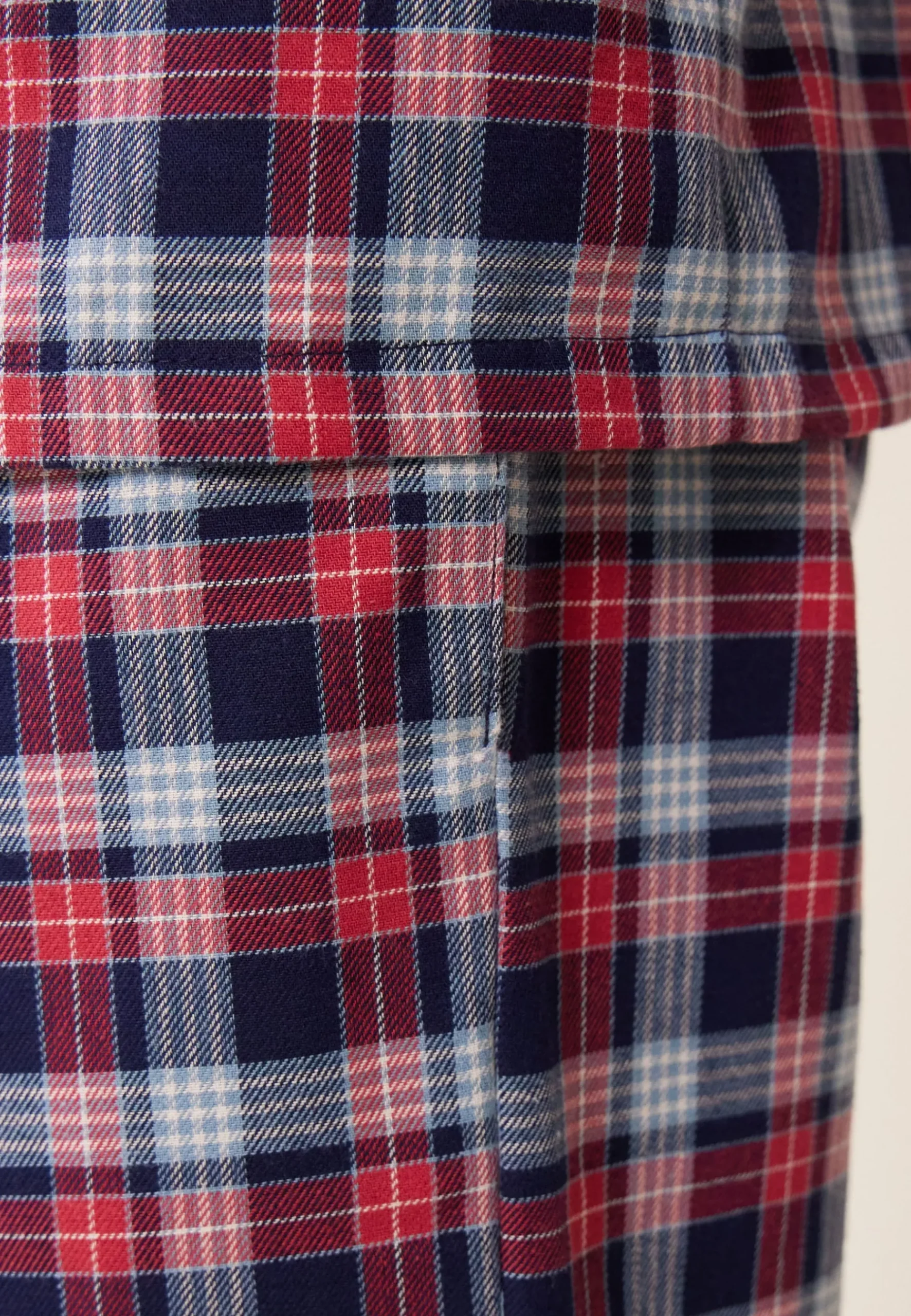 Le slip français Ensembles De Pyjamas|Ensemble De Pyjamas<Ensemble pyjama chemise et pantalon en coton-Ensemble Pyjama Baptiste Tan Bleu