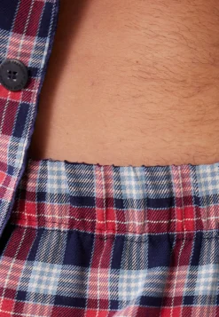 Le slip français Ensembles De Pyjamas|Ensemble De Pyjamas<Ensemble pyjama chemise et pantalon en coton-Ensemble Pyjama Baptiste Tan Bleu