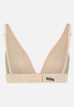 Le slip français Soutiens-Gorge<Foulard sans armature en dentelle-Agathe Poudré Rose