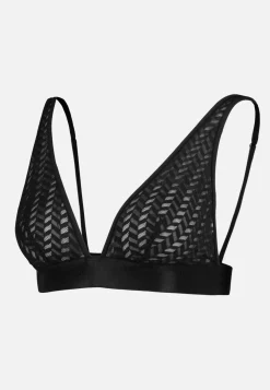 Le slip français Soutiens-Gorge<Foulard sans armature en dentelle-Agathe Noir