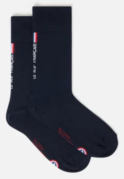 Le slip français Coffrets Cadeaux|Pack De Chaussettes<Les Chaussettes des Français-Coffret de 3 paires de Chaussettes des Français Bleu