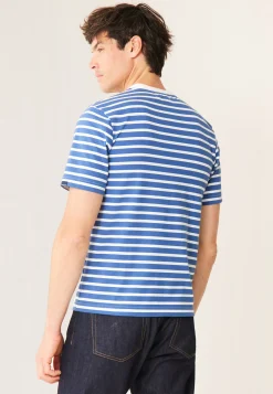 Le slip français Hauts<Marinière mixte en coton-Marlow Mariniere Acier Blanc