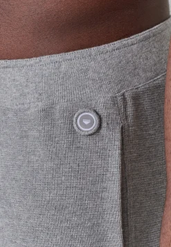 Le slip français Bas De Pyjamas|Bas De Pyjamas<Pantalon de pyjama en coton texturé-Marc Auguste Chiné Gris