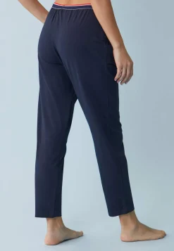 Le slip français Pyjamas|Broderie 🪡<Pantalon de pyjama en coton-Chouchou Marine Bleu