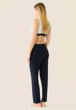 Le slip français Pyjamas<Pantalon de pyjama en viscose-Azuma Marine Bleu