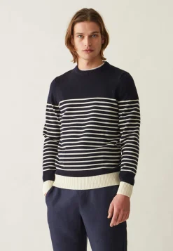 Le slip français Pulls|Hauts<Pull en laine-Pull Marinière Bleu