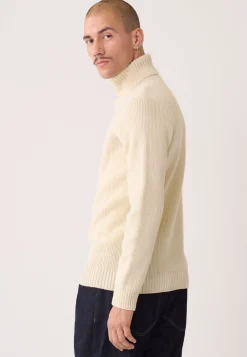 Le slip français Pulls|Hauts<Pull Homme en laine Française-Philippe Ecru Blanc