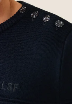 Le slip français Hauts|Pulls<Pull Homme-François Marine Bleu