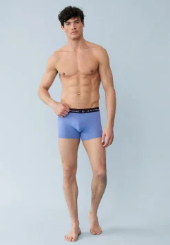 Le slip français Packs De Boxers|Packs Sous-Vêtements<Quatro de boxers en coton-Pack Quatro Boxer Redoutable Marine Jean Rouge Cerise Gris Chiné Bleu