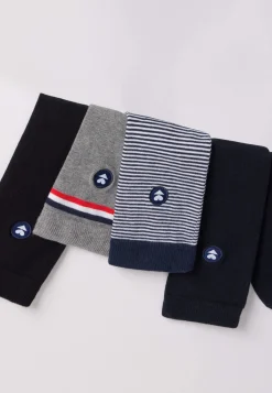 Le slip français Chaussettes En Coton|Chaussettes En Coton<Quatro de chaussettes mi-hautes en coton-Pack Chaussettes Lucas Quatro Blanc