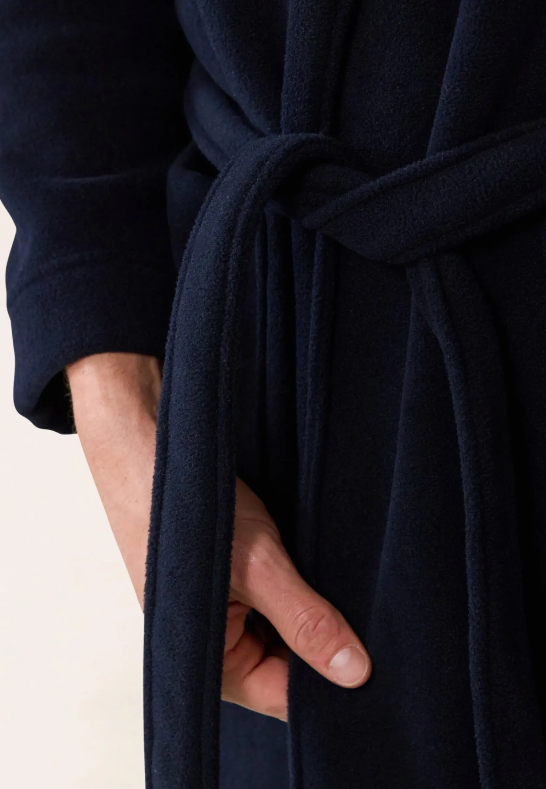 Le slip français Hauts De Pyjamas|Hauts De Pyjamas<Robe de chambre col châle-Devy Marine Bleu