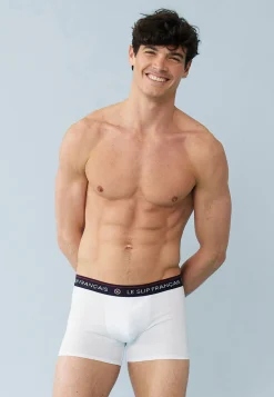 Le slip français Collection Cadeaux|Packs De Boxers<Sept boxers en coton-Pack Semainier Boxer Redoutable Marine Rouge Cire Epicéa Betterave Marius Petit Cœur Rouge Blanc