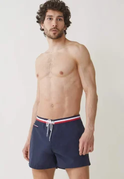 Le slip français Shorts De Bain<Short de bain court ceinture élastiquée-Liamone Marine Bleu