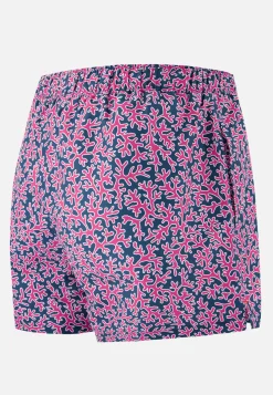 Le slip français Shorts De Bain<Short de bain court-Liamone Fleurs Rose