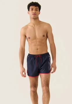 Le slip français Shorts De Bain<Short de bain court-Nicolas Marine Bleu