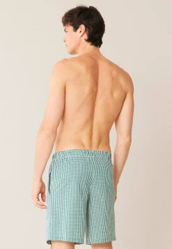 Le slip français Bas De Pyjamas|Bas De Pyjamas<Short de pyjama en coton-Orel Vichy Epicea Blanc