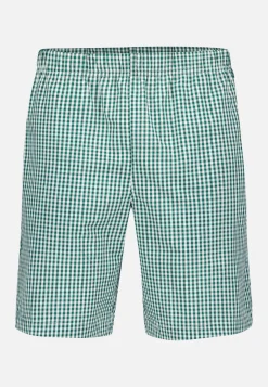 Le slip français Bas De Pyjamas|Bas De Pyjamas<Short de pyjama en coton-Orel Vichy Epicea Blanc