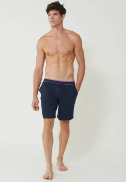Le slip français Bas De Pyjamas|Bas De Pyjamas<Short de pyjama en coton-Zouzou Marine Bleu