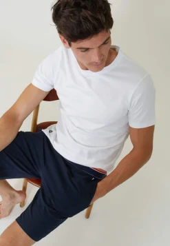Le slip français Bas De Pyjamas|Bas De Pyjamas<Short de pyjama en coton-Zouzou Marine Bleu