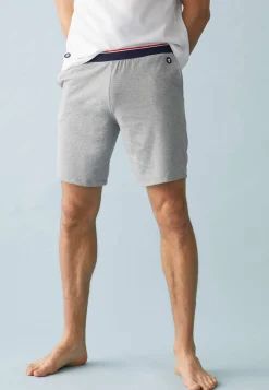 Le slip français Bas De Pyjamas|Bas De Pyjamas<Short de pyjama en coton-Zouzou Chiné Gris
