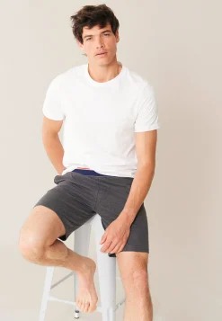 Le slip français Bas De Pyjamas|Bas De Pyjamas<Short de pyjama en coton-Zouzou Anthracite Gris