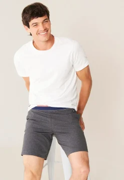 Le slip français Bas De Pyjamas|Bas De Pyjamas<Short de pyjama en coton-Zouzou Anthracite Gris