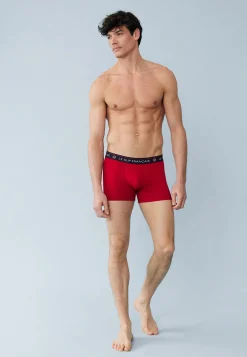 Le slip français Collection Cadeaux|Packs De Boxers<Six Pack boxers en coton-Pack 6 Boxer Redoutable Noir Marine Rouge Cerise Gris Chiné Bleu Jean Blanc